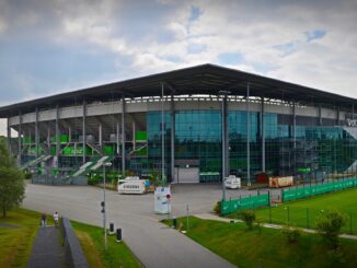Stadion in Wolfsburg