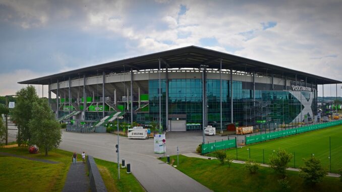 Stadion in Wolfsburg